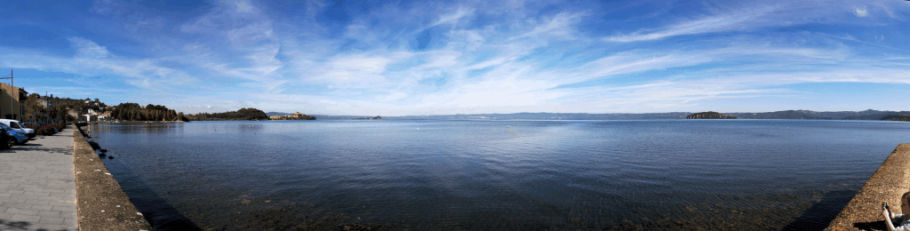 Marta am Lago die Bolsena in der Provinz Viterbo, Italien