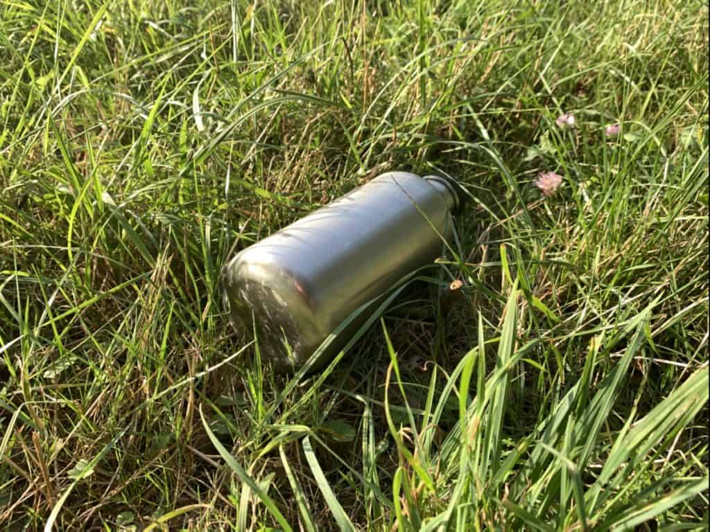 Kleen Kanteen im Gras